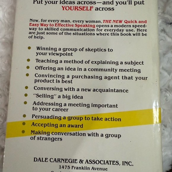 The Quick and Easy Way to Effective Speaking Book - Picture 2 of 2